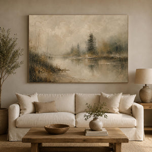 Abstract Forest Landscape Wall Art