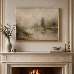 Abstract Forest Landscape Wall Art