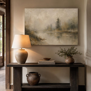 Abstract Forest Landscape Wall Art