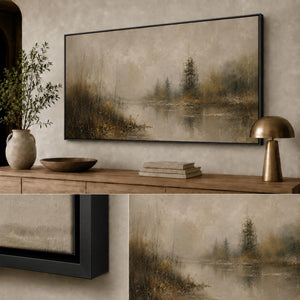 Abstract Forest Landscape Wall Art