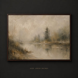 Abstract Forest Landscape Wall Art