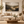 Abstract River Valley Wall Art in a styled room