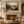 Abstract River Valley Wall Art in a styled room