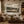 Alpine Lake Impasto Landscape Art Print styled in a living space