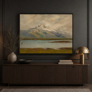 Alpine Mountain Lake Wall Art