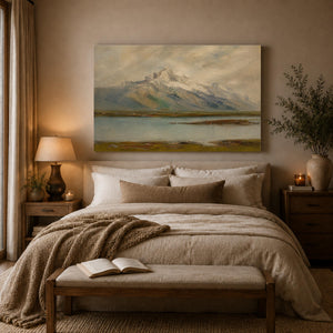 Alpine Mountain Lake Wall Art