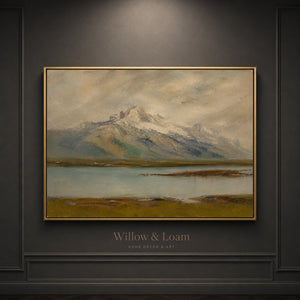 Alpine Mountain Lake Wall Art