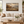 Autumn Mountain Valley Landscape Art Print styled in a living space