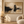 Black and Tan Abstract Wall Art in a styled room