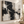 Black and White Textured Abstract Wall Art in a styled room