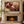 Burgundy Peony Floral Wall Art styled in a living space