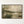 Deep Sage Lake Abstract Landscape Wall Art in a floating frame