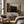 Framed Black and Rust Abstract Wall Art