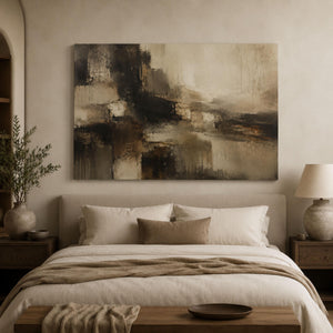 Framed Neutral Abstract Wall Art