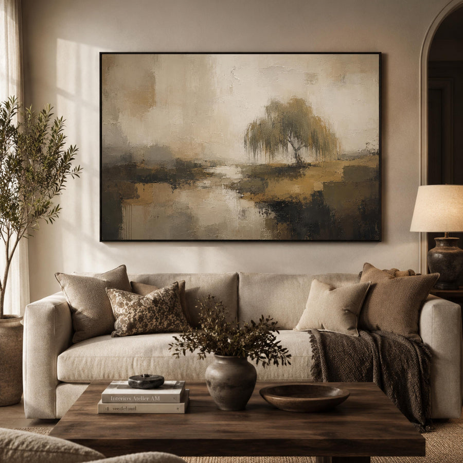 Framed Willow Tree Wall Art