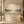 Gold Leaf Mountain Lake Abstract Wall Art styled in a living space
