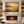 Golden Haze Abstract Landscape Wall Art in a styled room