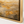 Golden Haze Abstract Landscape Wall Art in a styled room
