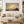 Golden Sky Open Prairie Landscape Art Print styled in a living space