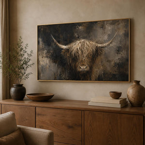 Highland Cow Wall Art