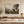 Horse in Misty Willow Landscape Wall Art styled in a living space