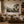 Horse in Misty Willow Landscape Wall Art styled in a living space
