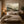 Layered Misty Mountain Ridges Art Print styled in a living space