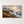 Misty Coastal Cliffs Seascape Art Print in a floating frame