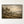 Misty Valley Pastoral Landscape Art Print in a black floating frame