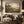 Misty Valley Pastoral Landscape Art Print styled in a room