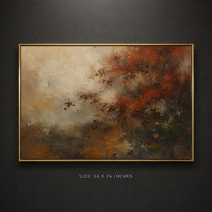 Moody Fall Abstract Wall Art
