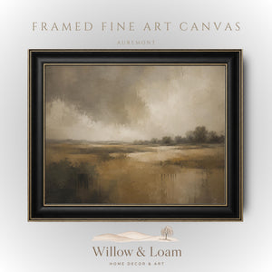 Moody Marsh Landscape Art Print