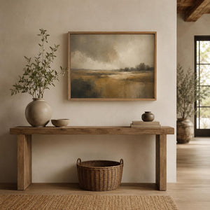 Moody Marsh Landscape Art Print