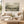 Muted Geometric Misty Landscape Wall Art styled in a living space