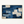 Navy Blue Patchwork Abstract Wall Art in a floating frame