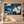 Navy Blue Patchwork Abstract Wall Art styled in a living space