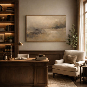 Neutral Abstract Landscape Wall Art