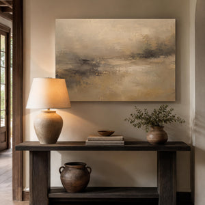 Neutral Abstract Landscape Wall Art