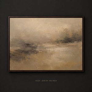 Neutral Abstract Landscape Wall Art