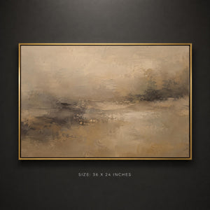 Neutral Abstract Landscape Wall Art