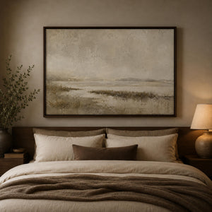 Neutral Marsh Landscape Wall Art
