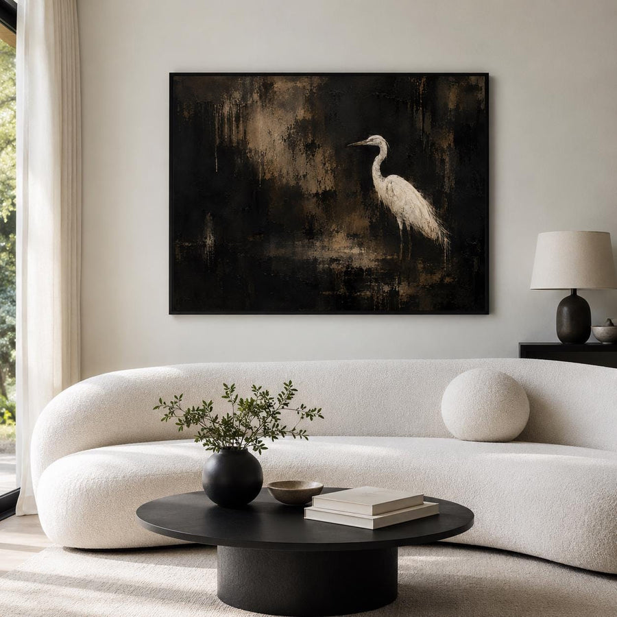 Oversized Moody Herring Canvas Print