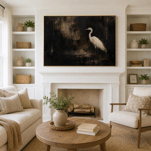 Oversized Moody Herring Canvas Print