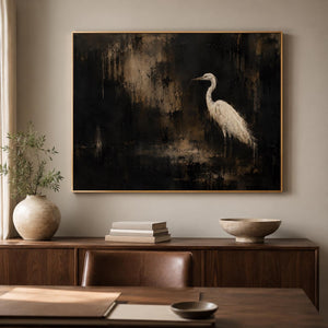 Oversized Moody Herring Canvas Print