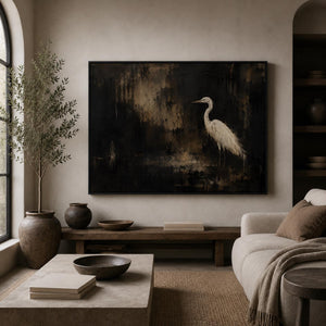 Oversized Moody Herring Canvas Print