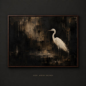 Oversized Moody Herring Canvas Print