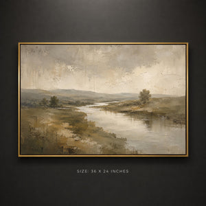 River Landscape Wall Art