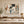 Rust and Teal Gestural Abstract Wall Art styled in a living space