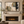Sage and Black Layered Abstract Wall Art styled in a living space