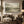 Sage Layered Abstract Landscape Wall Art styled in a living space
